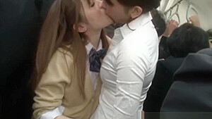 Japanese Business Woman Molests Girl On A Train HD Asian