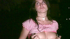 DriveByGirls A shy pretty girl gets wild through a car window HD Car