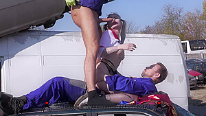 Mimi Cica, Harley Quinn And Thomas Stone In Fabulous Porn Video Double Penetration Check Pretty One HD Car