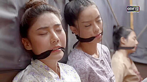 Three Thai Women Cleave Gagged HD Bondage